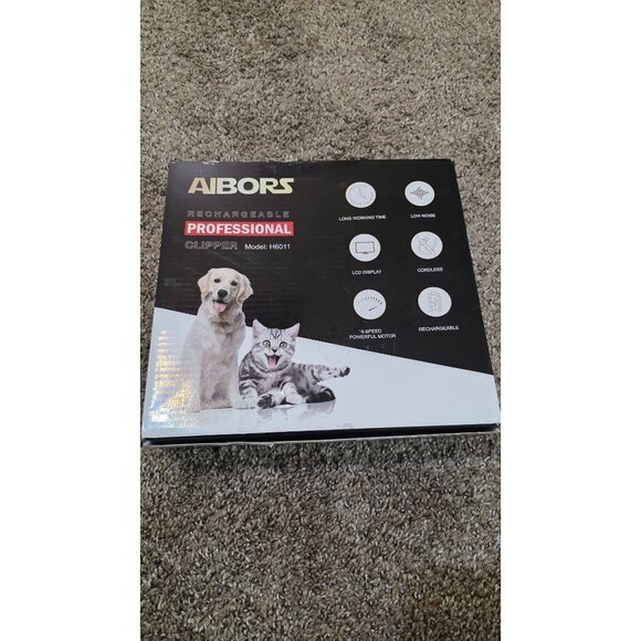 AIBORS Dog Grooming Clippers kit Wireless Rechargeable Gold Model H6011 - Picture 11 of 12